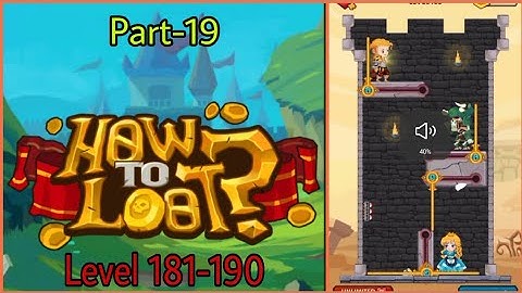 # How to Loot # Level 181-190 How to Loot Pin Pull & Hero Rescue Game Play