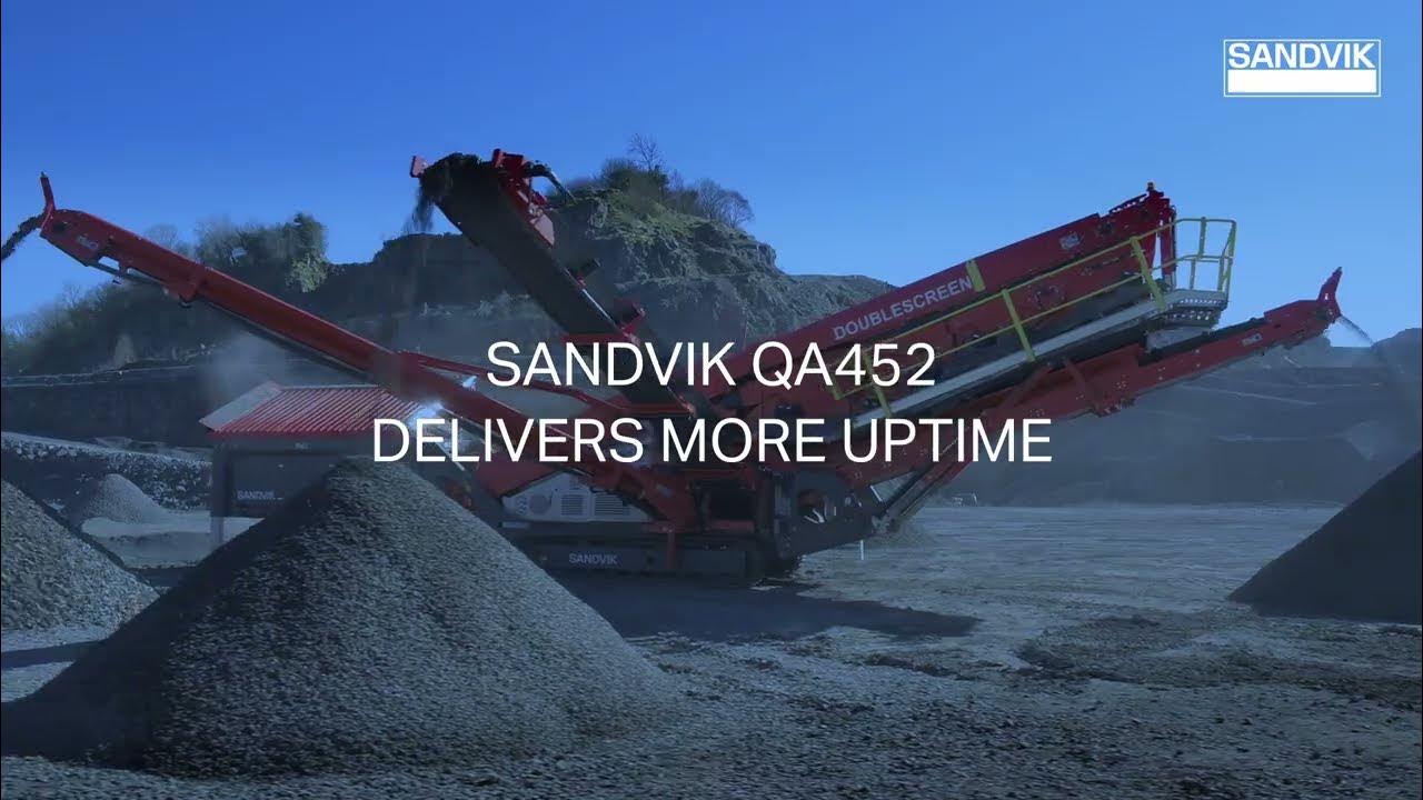 Sandvik QA452 Delivers More Uptime Video YouTube