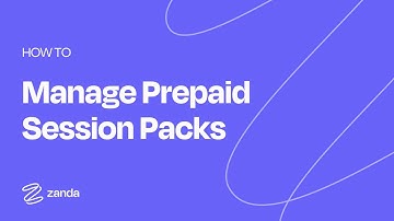 How To Manage Prepaid Session Packs