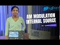 AM Modulation Internal Source | Trincomalee campus | Eastern University | ApSNET...