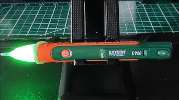 EXTECH  DV26 AC Voltage Detector w/ Flashlight and Sensitivity Ranging 100v  - 1000v