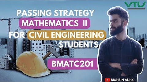 BMATC201 Vtu ||Mathematics II For Civil Engineering 2nd Semester