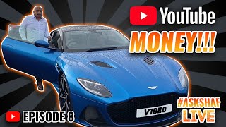 #AskShafLive How Much Money I Make From YouTube | Property &amp; Business | Question &amp; Answer Shaf Rasul