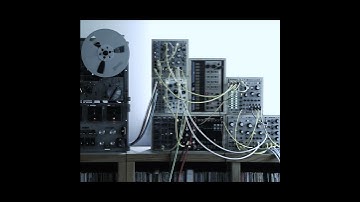 Modular Synthesizer + Volca + Reel to Reel Ambient Rings Mimeophon Tides Ensemble Oscillator #Shorts
