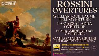 Rossini  Overtures William Tell La Gazza Ladra Semiramide refrecord Carlo Maria Giulini