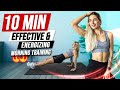 10 minute powerful morning workout quick fit fun fat burning home exercises