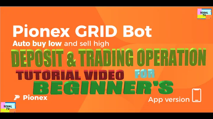 PIONEX DEPOSIT & GRID TRADING BOT for BEGINNER'S GUIDE - Tagalog version