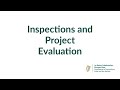 Inspections and Project Evaluation - Training Video