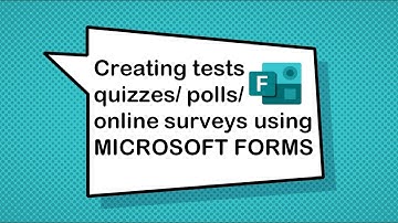 Microsoft Forms : How to create online tests / polls/ surveys/ Quizzes using Microsoft forms