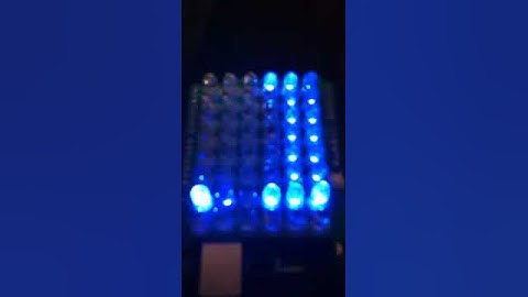 8x6 Blue LED Matrix Arduino Shield
