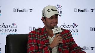 Davis Riley Winner Press Conference 2024 Charles Schwab Challenge