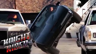 Michael Enters KITT Into The Demolition Derby | Knight Rider Resimi