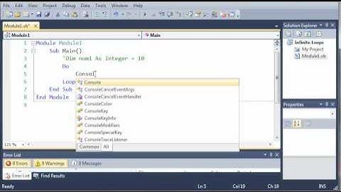 Visual Basic Tutorial - 35 - The Infinte Loop