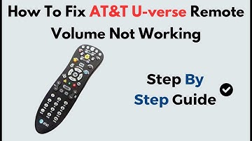 How to Fix AT&T U-verse Remote Volume Not Working | Easy Audio & TV Code Troubleshooting