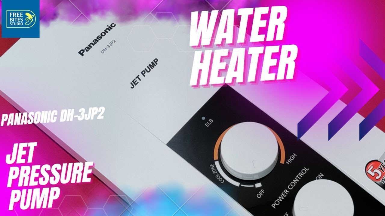 Panasonic Water Heater with pressure pump DH3JP2 YouTube