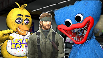 HUGGY WUGGY IS IN THE FNAF PIZZERIA! - Garry