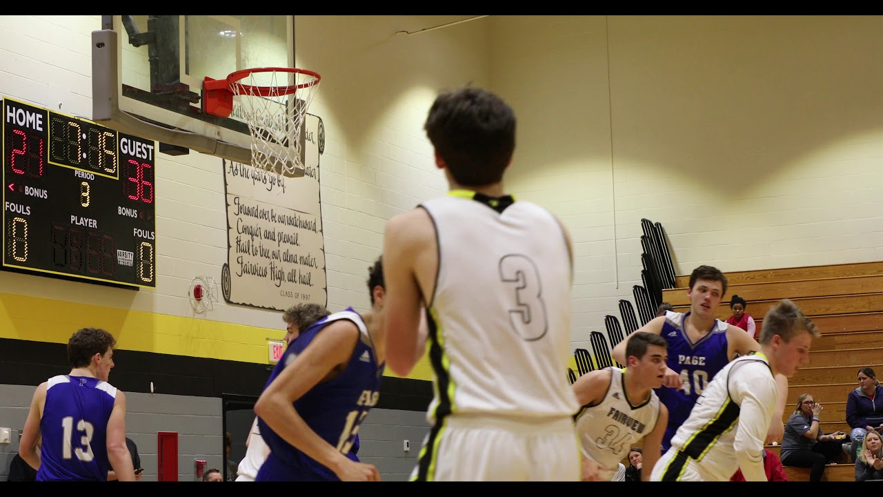 4K Highlights Page at Fairview Boys Basketball 11/20/2018 YouTube