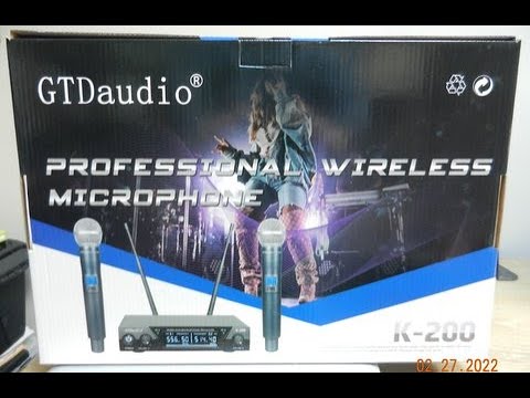 GTD Audio K200 Wireless Microphone System