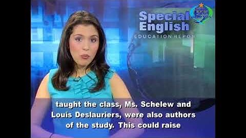 Learn English with VOA Special English - Lecture or Interactive Teaching- New Study of an Old Issue