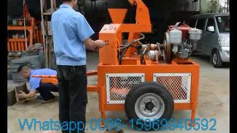 M7 clay soil brick making machine with diesel motor