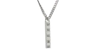 gucci ghost necklace mens