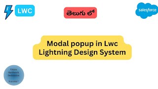 Modal Popup in LWC - Lightning Design System || Salesforce in Telugu