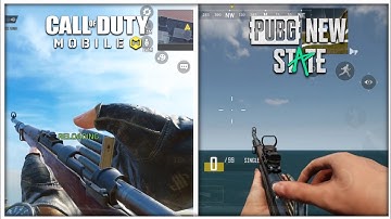COD MOBILE VS PUBG NEW STATE - WEAPON SOUND & ANIMATION COMPARISON