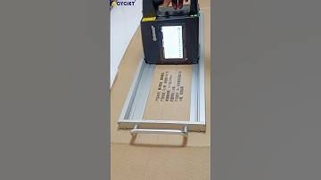 How to Print Production Information Sheet on the Carton by CYCJET Portable Handheld Inkjet Printer