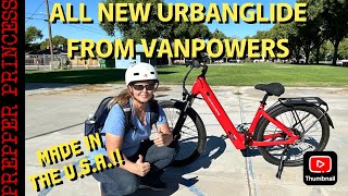 CHECK OUT THE SMOOTHEST COMMUTER E-BIKE ON THE MARKET! MADE IN U.S.A.! VANPOWERS URBANGLIDE STANDARD