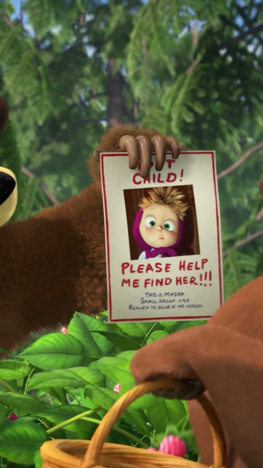 ¡Se ha perdido una niña!? #Shorts #mashabear #niños #animación #mashaoso2024