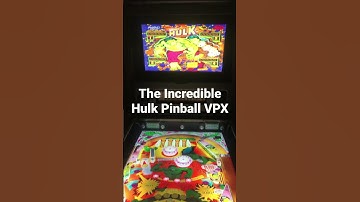 The Incredible Hulk Visual Pinball VPX -Virtual Pinball #pinball #virtualpinball #vpx #hulk #arcade