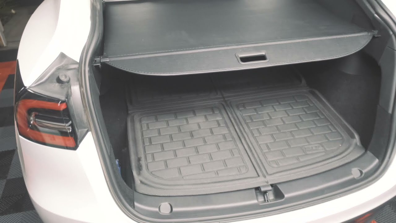 Retractable Rear Trunk Parcel Shelf Security Cover for Tesla Model Y