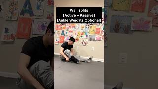 Wall Splits - Active & Passive Routine   - #flexibility #karate  #martialarts #taekwondo #mma