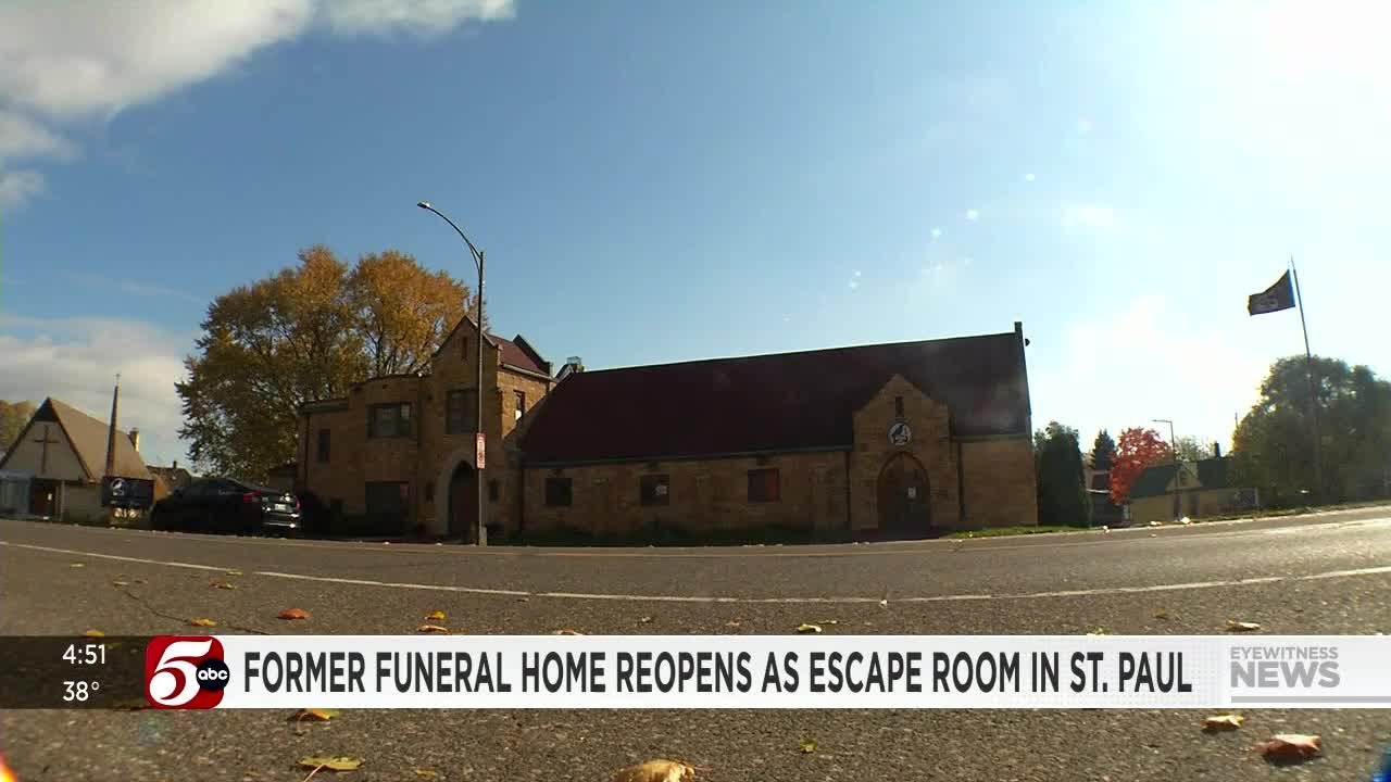Former St. Paul funeral home turns into escape room and restaurant 