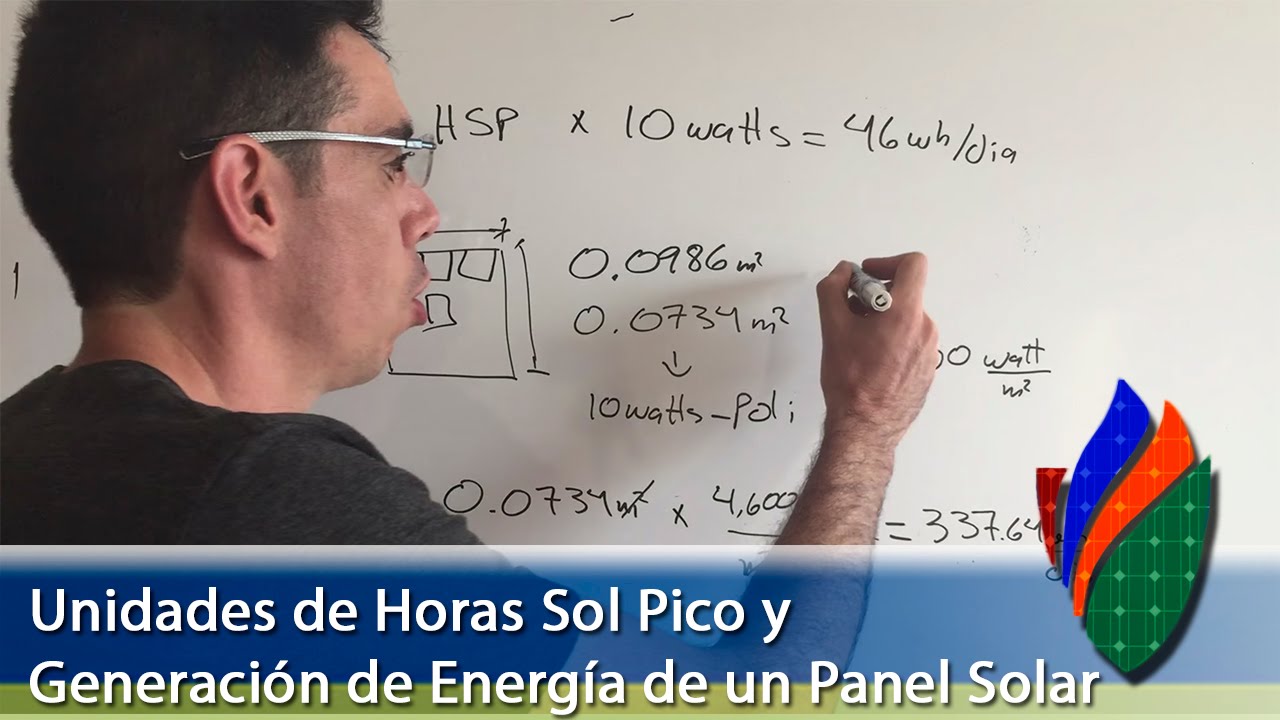 Unidades de Horas Sol Pico y Generación de Energía de un Panel Solar YouTube Unidades de Horas Sol Pico y Generación de Energía de un Panel Solar YouTube