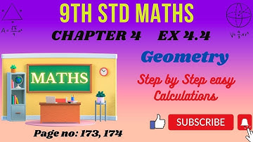 TN 9thmaths ex 4.4@tnmaths6to10 #maths #geometry #trbhandbook