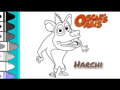 Coloring Harchi  Oscar's Oasis 