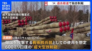 韓国が過去最速で独自制裁　北朝鮮は異例の速さでミサイル発射を発表「当分の間、緊張水位が最高に」【記者解説】｜TBS NEWS DIG