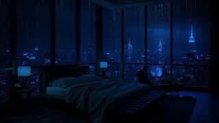 Quick Sleep: Rainy City Night Sounds of Rain on the Window