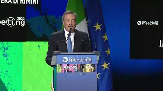Intervento del Presidente Draghi al “Meeting per l’amicizia tra i popoli”