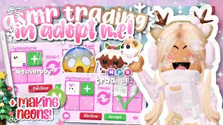 ASMR TRADING In Adopt Me + making neons!❄️⛸️|| NightxStxrs screenshot 5