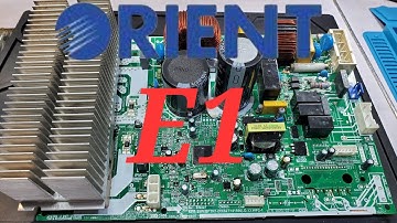 Orient DC inverter AC E1 error code#296