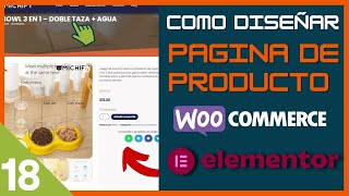 Editar la página de producto de WooCommerce con Elementor Pro | Curso TIENDA VIRTUAL 2023 Video #18