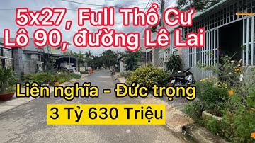 Bán đất lô 90 (5x27 Full thổ cư ) trung tâm thị trấn Liên nghĩa - Đức trọng - Lâm đồng