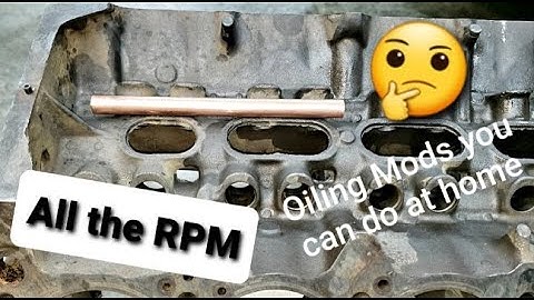 Small Block Mopar High RPM Oil Modifications