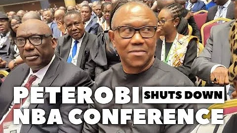 The Moment Peter Obi Shuts Down NBA Conference As Lawyers Couldn’t Control Their Joy