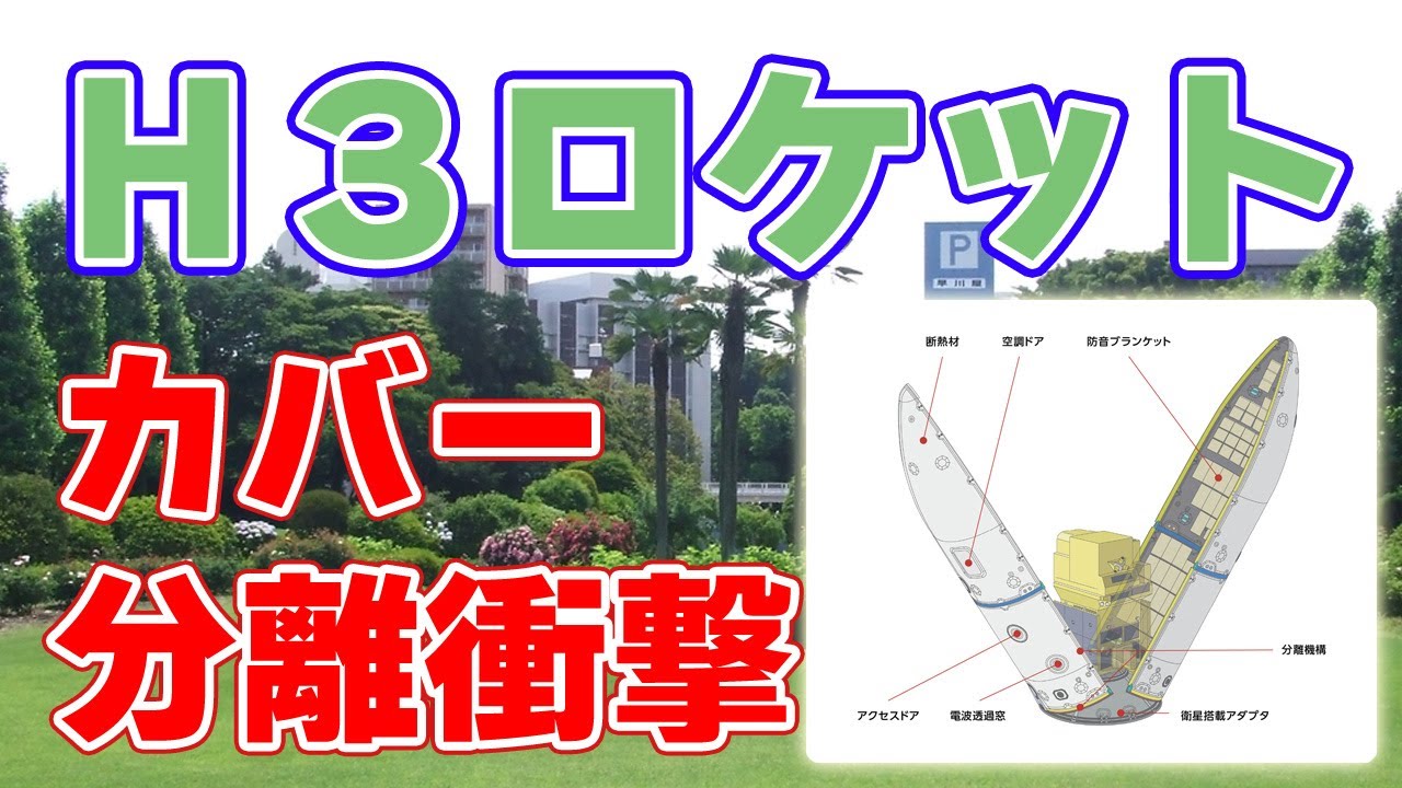 【出力20%低下】H3ロケット『8号機』フェアリングカバー分離時に衝撃【水素タンク圧力低下】