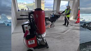 Terrco 2000 4 Headed Diamond Floor Grinder At David Attenboroughs Research Centre, Antarctica