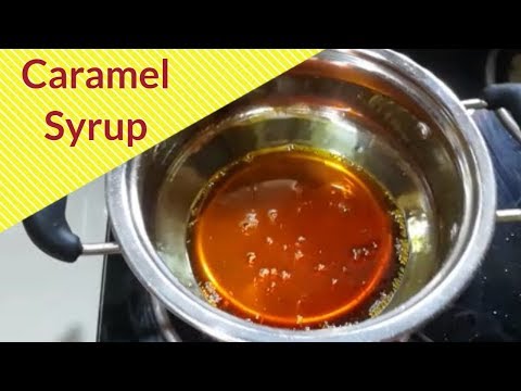 How to make Caramel Syrup for Cakes and Puddings-Recipe #42-Reebz World