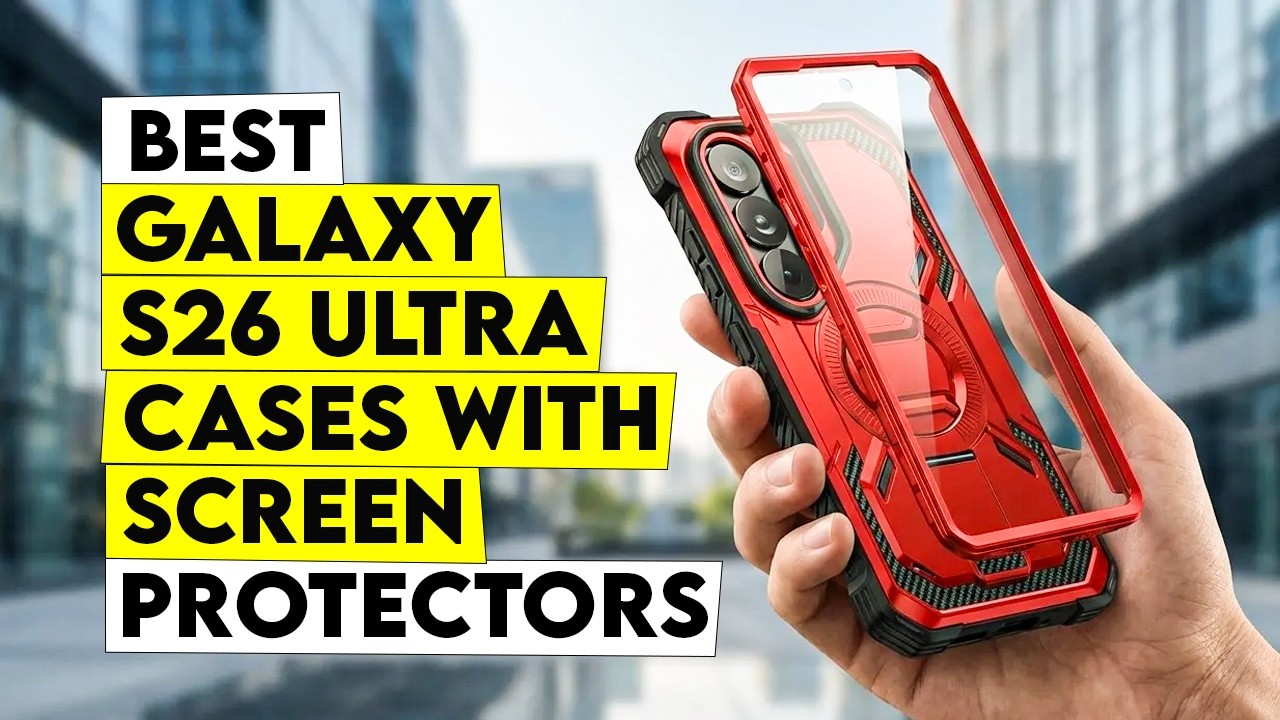 Топ-7 лучших чехлов для Samsung Galaxy S26 Ultra с защитной пленкой для экрана 🔥 | Максимальная з...